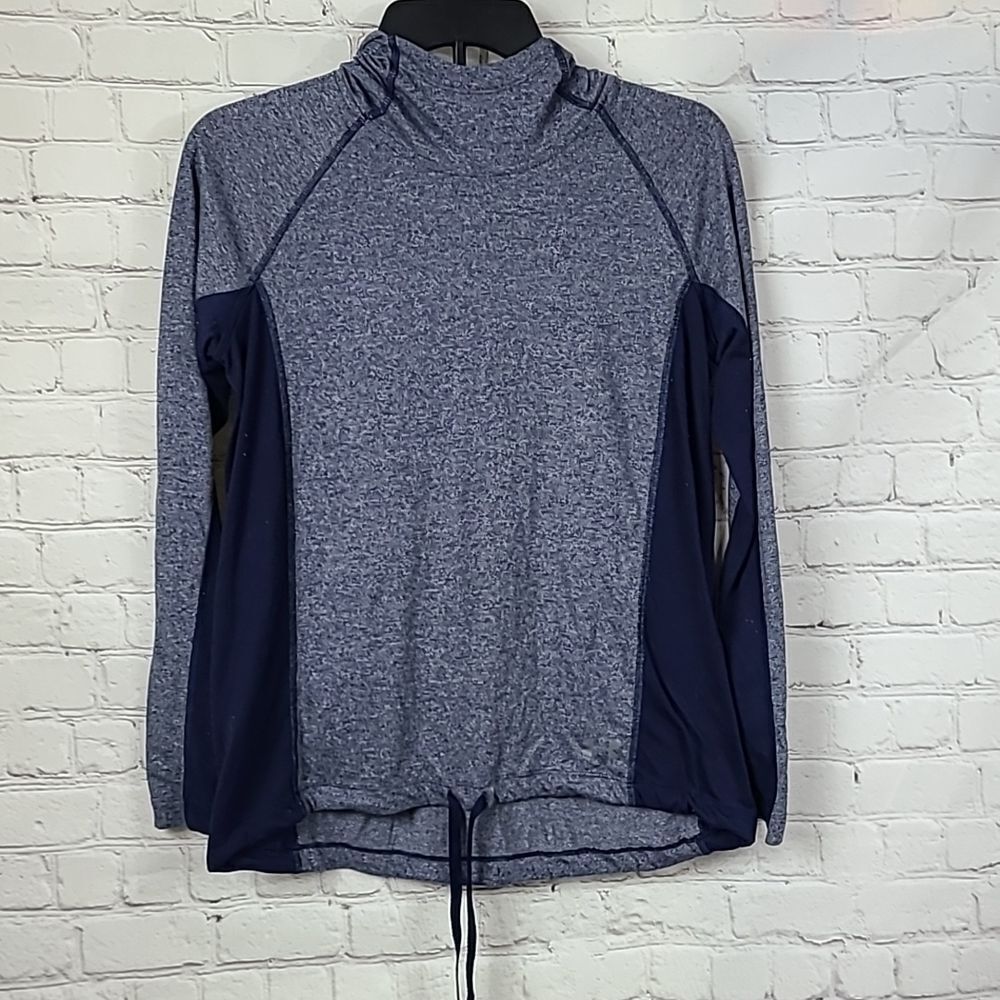Under Armour Women's Long Sleeve Heathered Navy Pullover